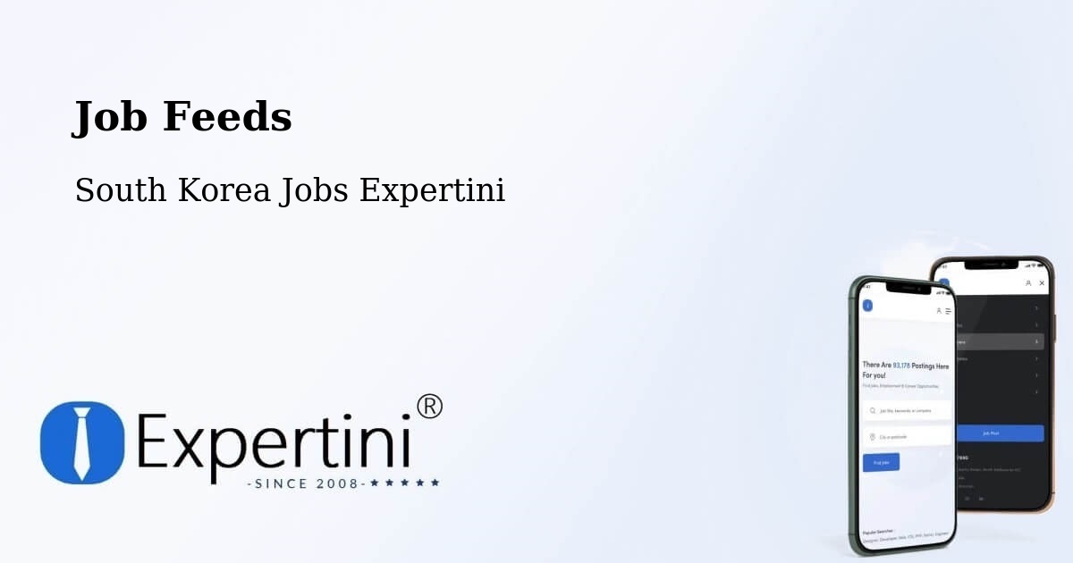 Job Listings Feed – Busan - South Korea Jobs Expertini