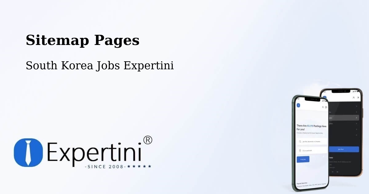 Sitemap Pages - Busan - South Korea Jobs Expertini